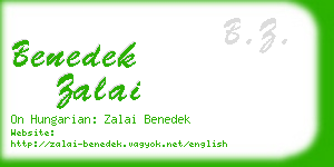 benedek zalai business card